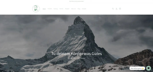 Unsere Webseite mit dem Matterhorn im Winter